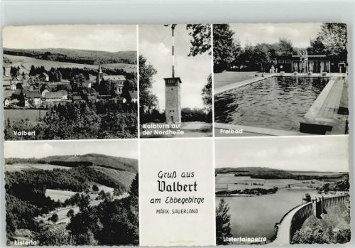 Valbert Kolbturm Freibad Listertalsperre