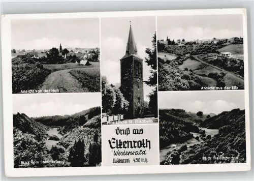 57578 W5241 Elkenroth - Pfarrkirche St. Elisabeth Mehrfachaufnahme