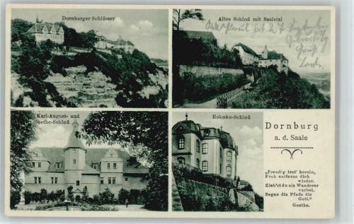 Dornburg Dornburger Schlösser Altes Schloß Karl-August-u. Goethe-Schloß Rokoko-Schloß