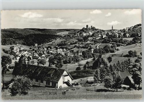 61389 W6384 Oberreifenberg , Taunus 1956 - Naturfreundehaus Foto AK