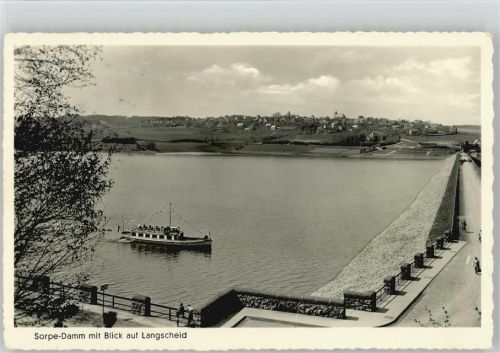 59846 W5768 Langscheid , Sorpesee - Sorpe-Damm Schiff