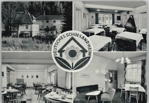 57641 W5231 Oberlahr , Westerw 1955 - Werner Ruppert Schullandheim Innenansichten