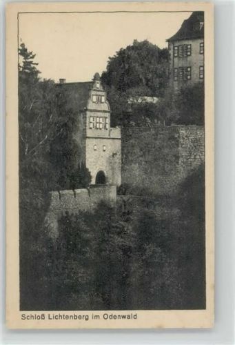 64405 W6101 Lichtenberg , Odenw - Schloß Fremdenheim Zur schönen Aussicht