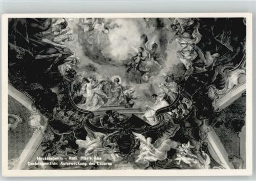 Heusenstamm Kath.Pfarrkirche Deckengemälde Auferweckung Lazarus Innenaufnahme