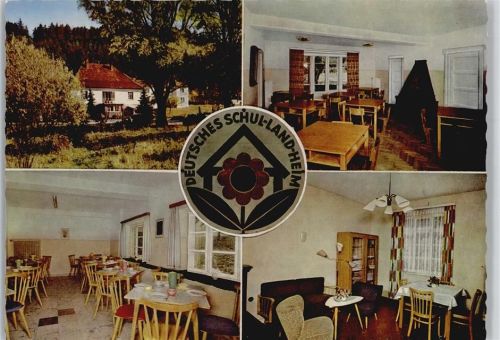 57641 W5231 Oberlahr , Westerw 1965 - Werner Ruppert Schullandheim Innenansichten