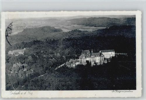 51570 W5227 Rosbach , Sieg - Luftaufnahme Wald-Kurheim