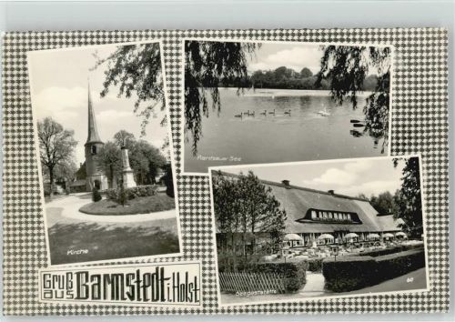 25355 W2202 Barmstedt - Kirche Rantzauer See Seegaststätte
