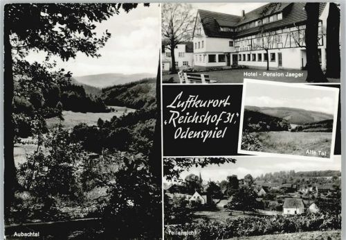 Odenspiel Aubachtal Alte Tal Hotel-Pension Jaeger