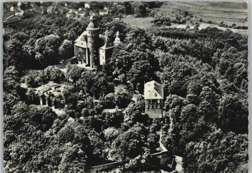 51588 W5223 Nümbrecht - Luftaufnahme Schloß Homburg Burgschenke