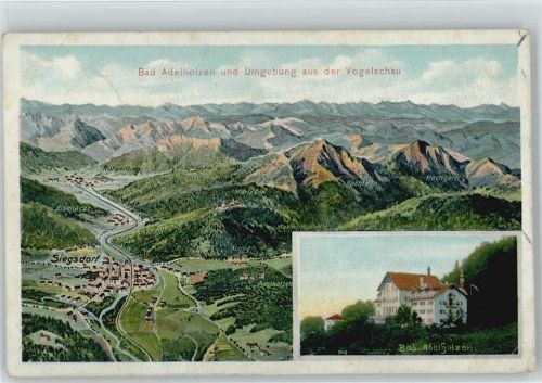 83313 W8227 Bad Adelholzen , Kr Traunstein, Oberbay Künstlerkarte