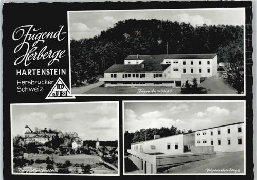 91235 W8564 Hartenstein , Mittelfr 1971 - DJH Haus und Burg Hartenstein