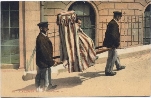 um 1910/20 Algerien, Sänfte, Tragestuhl