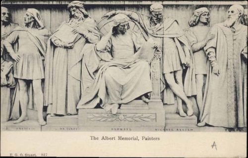 The Albert Memorial, Painters.,F.G. O. Bauwerk 1910/20