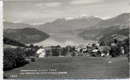 1950/60 - Bad Döbriach Millstättersee Kärnten. Sommerfrische Glanz. Österreich.,H. Tollinger AKU1