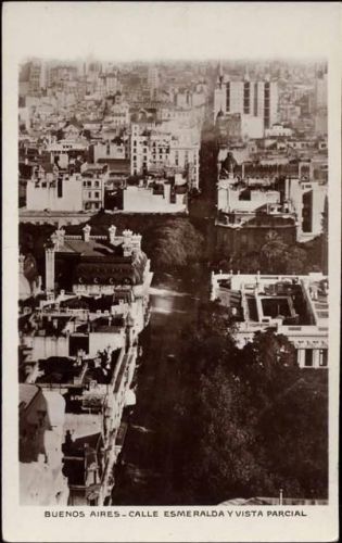 um 1930 Buenos Aires, Luftaufnahme AKU1