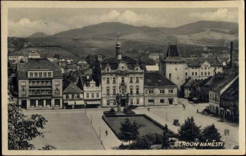 1940 - Beroun Namesti: Ansicht, Platz,J. Svec AKU1