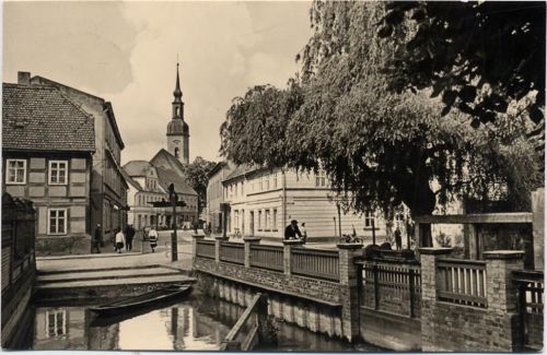 03222 O7543 Lübbenau um 1963 - Lübbenau, Mühleneck,Bild und Heimat Reichenbach AKU2