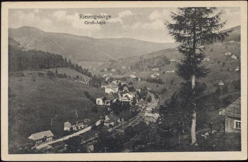um 1932 - Riesengebirge, Groß-Aupa. Kr. Gitschin.,J.R.P.
