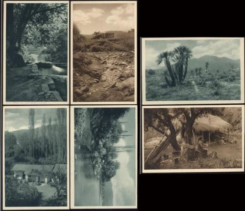 um 1920/30 Argentinien, Provinz Cordoba, 7 verschiedene AK aus 2 Serie, Max Richter, La Falda