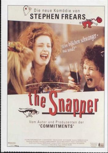Der Snapper, rückseitig Informationen über Film und Darsteller, Druck nach Filmplakat AKU1 Filmverlag um 1995