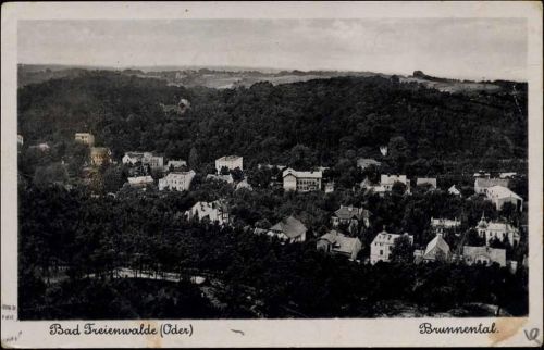 16259 O1310 Bad Freienwalde 1942 - Bad Freienwalde, Oder, Brunnental,Max O Brien