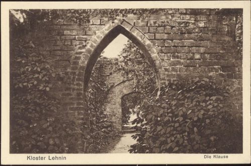 14797 O1804 Lehnin um 1920/30 - Lehnin: Kloster Lehnin, Die Klause,J. L. R. AKU1
