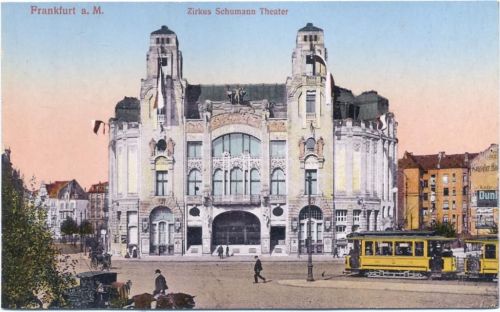 60311 W6000 Frankfurt a.M. um 1910/20 - Frankfurt a.M., Hessen: -Zirkus Schumann Theater