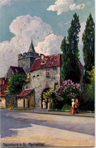 06618 O4800 Naumburg um 1920-30 - Naumburg, -Marientor-,Otto Blaubach