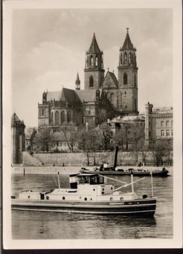 39104 O3010 Magdeburg um 1950-60 - Magdeburg, Dom/cathedral