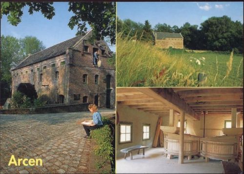Arcen, Wassermühle (water mill), de Wijmarsche Watermolen,L. Backes Bauwerk um 1980/90