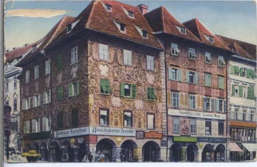 um 1914/18 Tschechien, Prag, Ansichtskarten-Zentrale,(Verkaufsgeschäft!!), Name rausgeschabt, T,L. Strohschneider