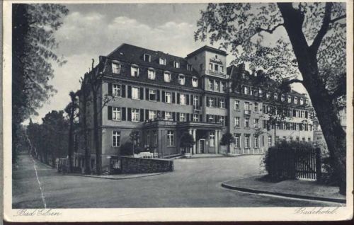 39218 O3300 Bad Eulsen um 1932 - Bad Eulsen: Badehotel,A. Hachmeister AKU1