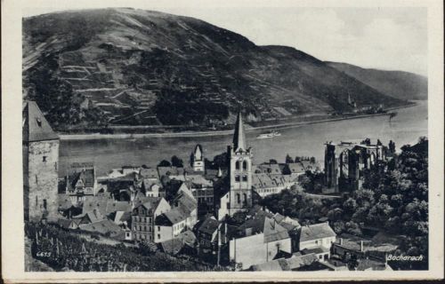 um 1930/40 Bacharach am Rhein, Ansicht.,Karl Rud. Bremer & Co.