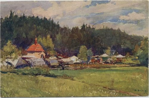 1910/20 O pouti, Sudetenland,Komensky