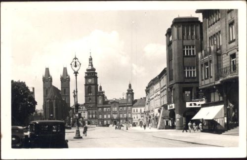 um 1930/40 Königgrätz, Kreis Königgrätz, Ansicht (view), Sudetenland