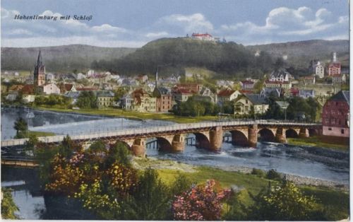 58089 W5800 Hagen 1926 - Hagen, Hohenlimburg mit Schloss, Brücke,Woldemar Schmidt