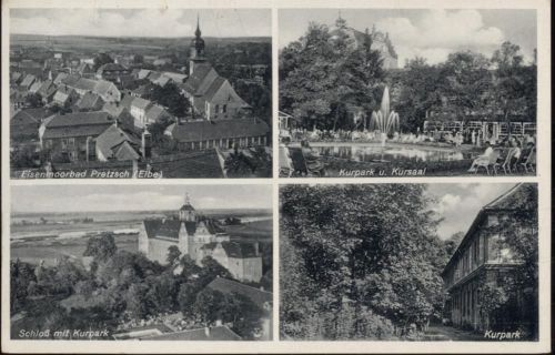 06909 O4606 Pretzsch - Pretzsch a. Elbe, Kurpark, Schloss, Eisenmoorbad,Heinrich Franck