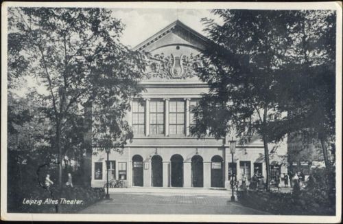 04103 O7010 Leipzig um 1930/40 - Leipzig, Altes Theater (old theatre)