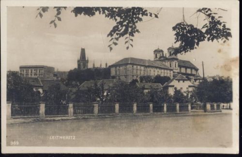 um 1920/30 Sudeten, Leitmeritz, Kr. Leitmeritz, Schloss