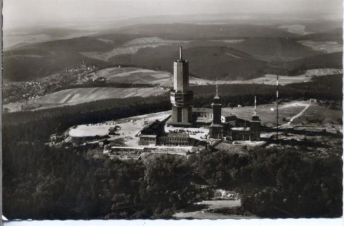 61389 W6384 Gr. Feldberg 1966 - Gr. Feldberg, Funkturm.,Gebr. Metz Tübingen