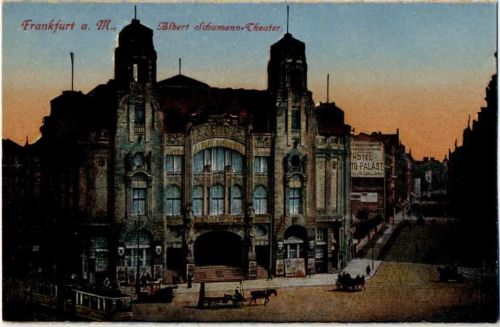 60311 W6000 Frankfurt um 1910/20 - Frankfurt: a.M., Albert-Schumann Theater, Zikus,Gerhard Blümlein & Co. Frankfurt a. M.