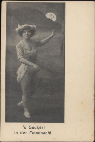 Tänzerin im Kostüm, Bühnenbild, Mode Rund um die AK um 1910/20