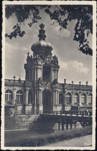01050 O8000 Dresden um 1930/40 - Dresden, Zwinger, Kronentor, Brücke,Stengel & Co. GmbH. AKU2