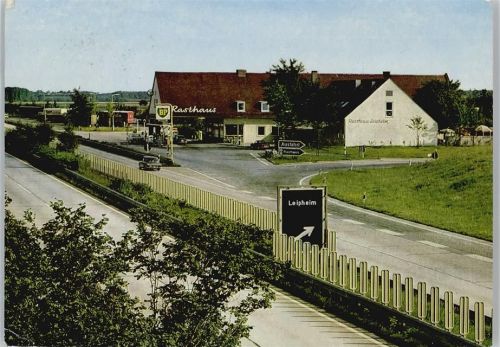 89340 W8874 Leipheim 1970 - Autobahn Rasthaus