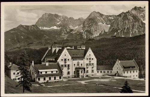 um 1930/40 Klais, Hochgebirgsheim Schloss Kranzbach,Fritz Müller AKU1