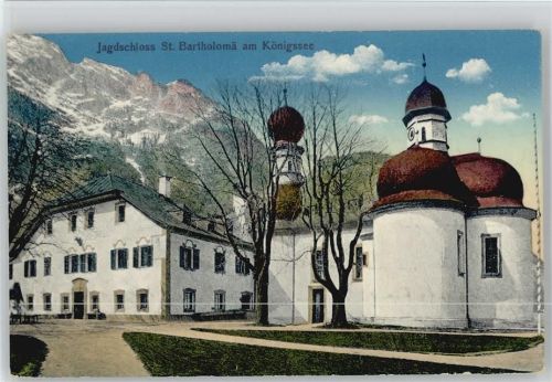 83471 W8240 St Bartholomä 1917 - Jagdschloß Jagd