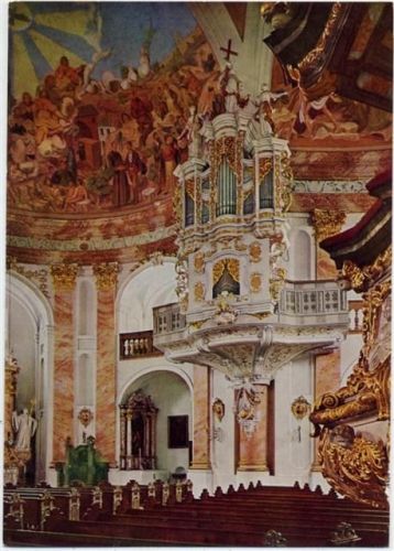 um 1970/80 Waldsaßen, Die Kappl, Wallfahrtskirche, Orgel.,Schnell & Steiner AKU2