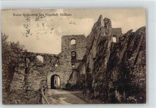 99762 O5501 Neustadt /Harz 1927 - Ruine Hohnstein