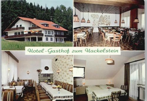 95689 W8591 Fuchsmühl 1965 - Gasthof zum Hackelstein Innenansicht