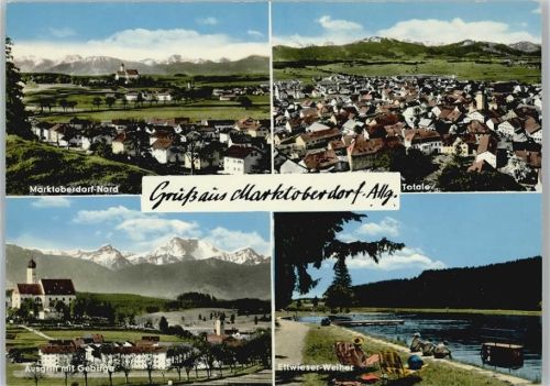 87616 W8952 Marktoberdorf 1969 - Totale und Nord Ettwieser Weiher